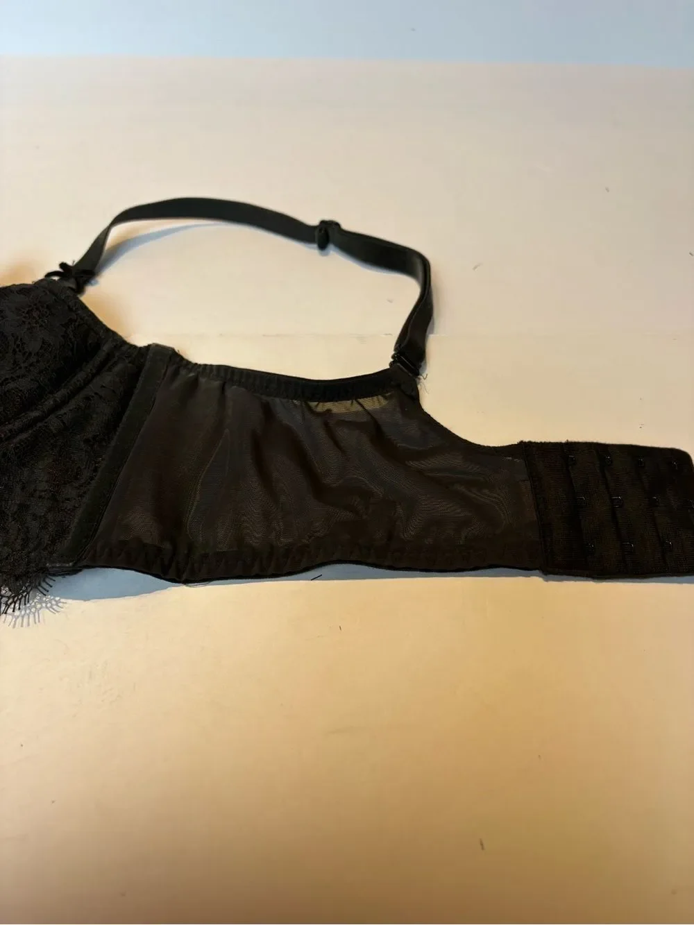 Victoria's Secret Push up without padding Black Lace Underwire Bra Size 36C